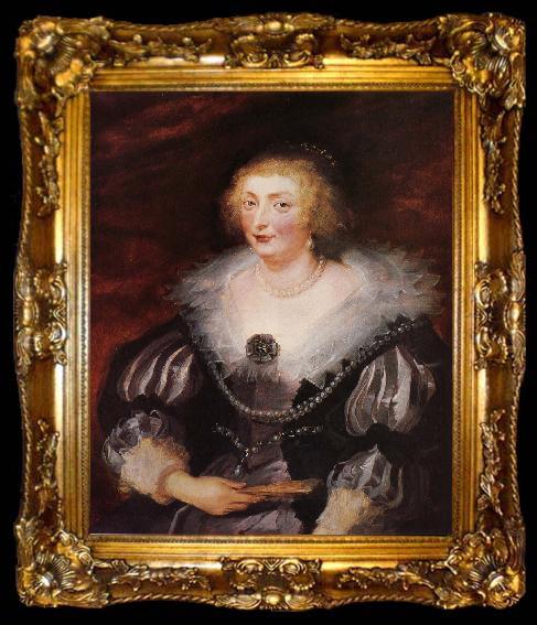 framed  Peter Paul Rubens Portrait of duchess, ta009-2